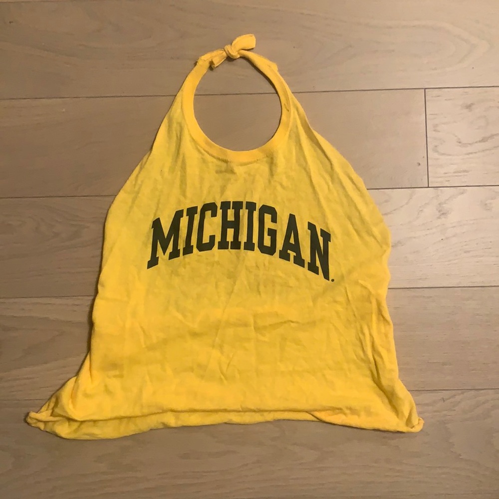 Handcrafted Halter Top | 💛💙 Michigan 💙💛